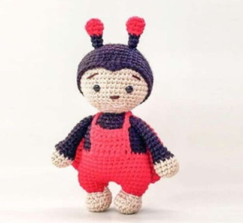 Receita Joaninha Amigurumi