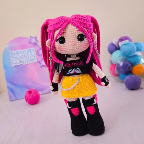 Receita K-pop Mira Amigurumi
