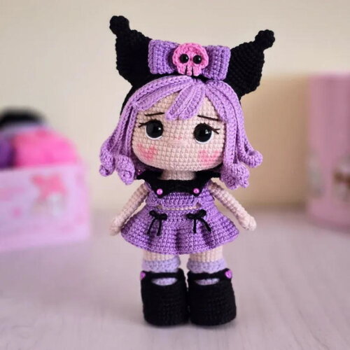 Receita Kuromi Amigurumi