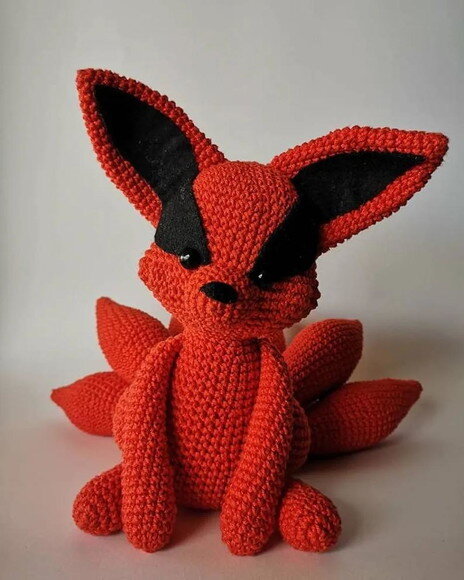 Receita Kurama Amigurumi