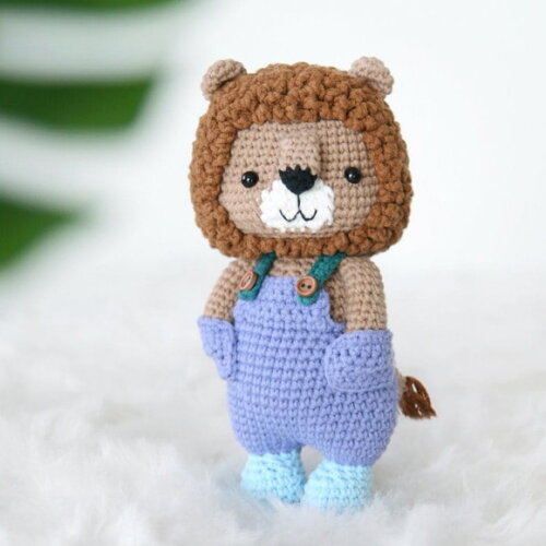 Receita Leão Amigurumi