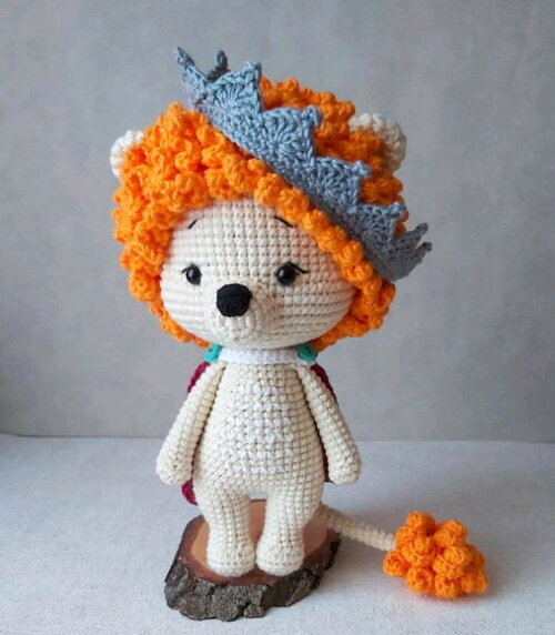 Receita Leão Amigurumi