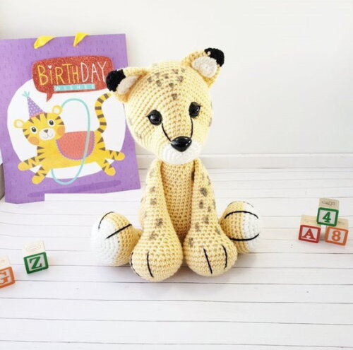 Receita Leopardo Amigurumi