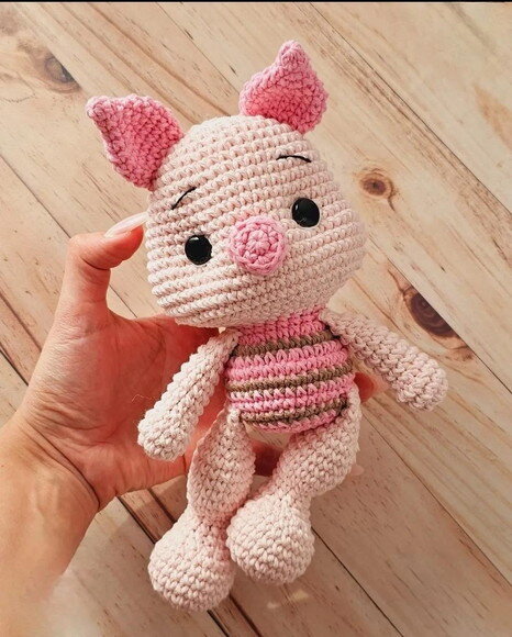 Receita Leitão Amigurumi