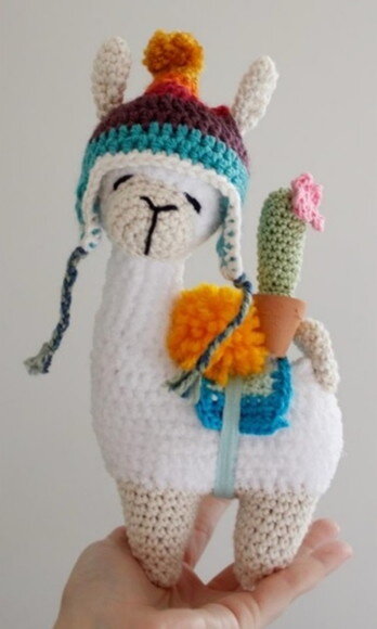 Receita Lhama Amigurumi