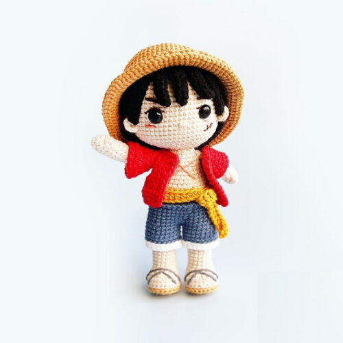 Receita Luffy Amigurumi