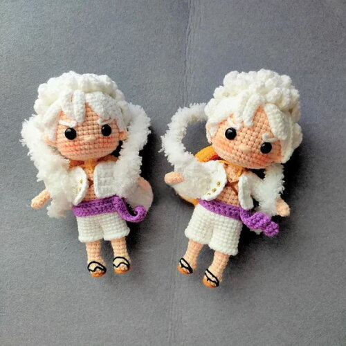 Receita Luffy Gear Amigurumi