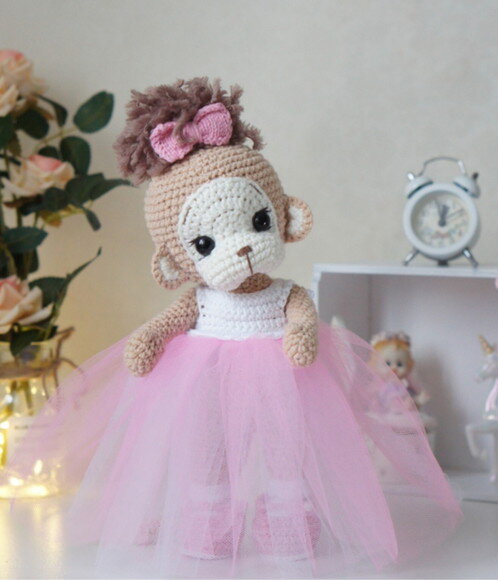 Receita Macaca Amigurumi