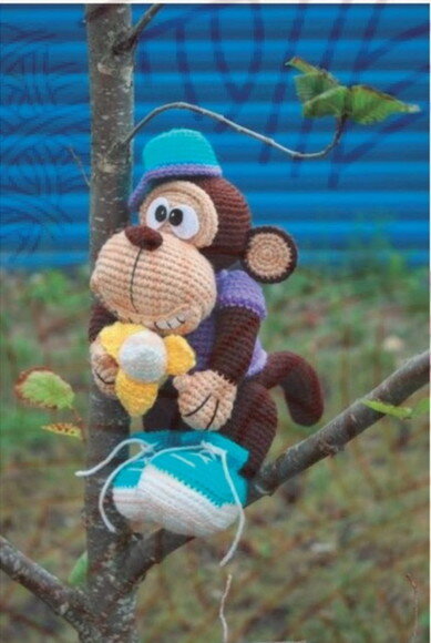Receita Macaco Amigurumi