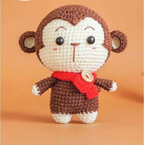Receita Macaco Amigurumi