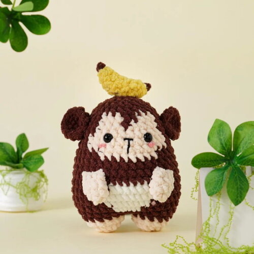 Receita Macaco Amigurumi
