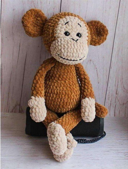 Receita Macaco Amigurumi