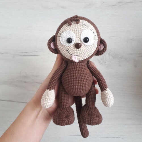 Receita Macaco Amigurumi