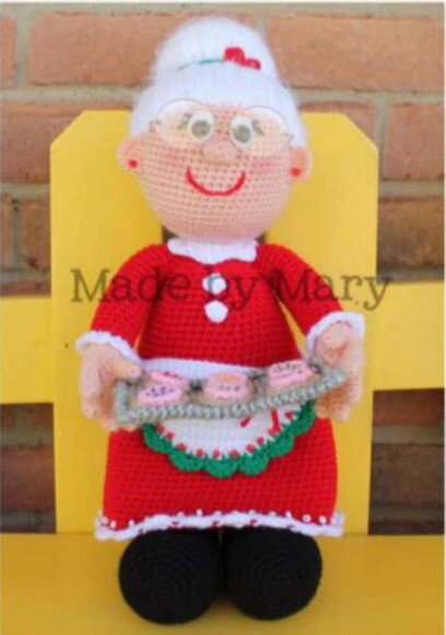 Receita Mamae Noel Amigurumi
