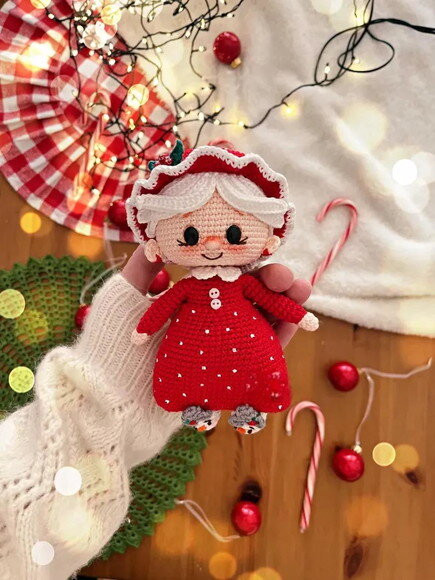 Receita Mamae Noel Amigurumi