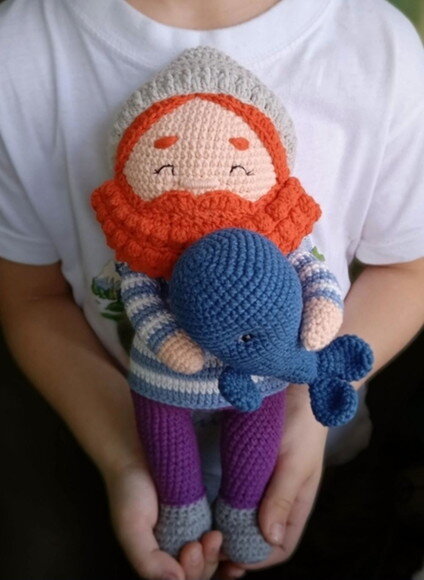 Receita Marinheiro Amigurumi