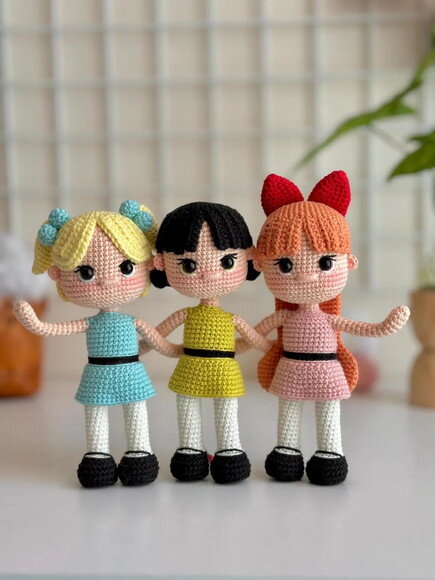 Receita Meninas Super Poderosas Amigurumi