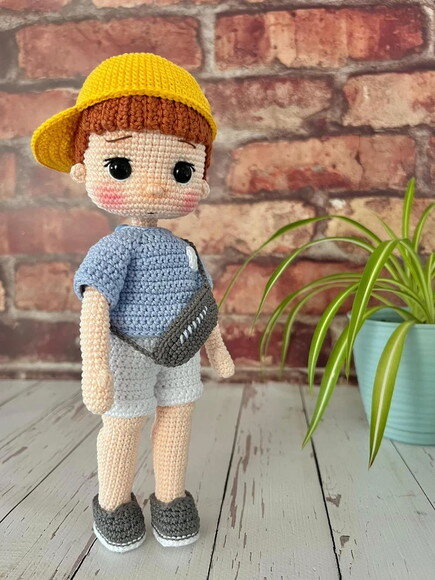 Receita Menino Amigurumi