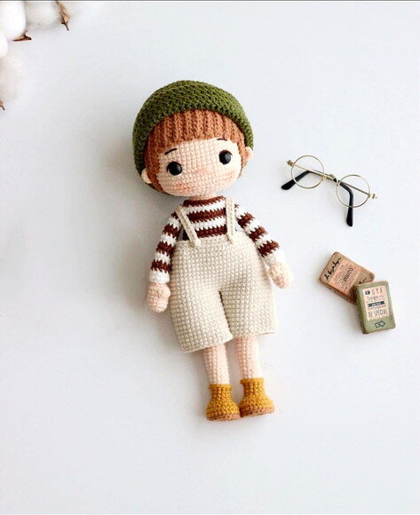 Receita Menino Amigurumi