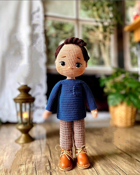 Receita Menino Amigurumi