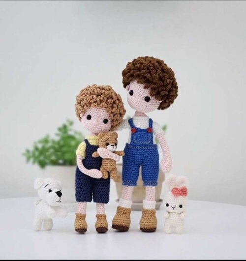 Receita Menino Amigurumi