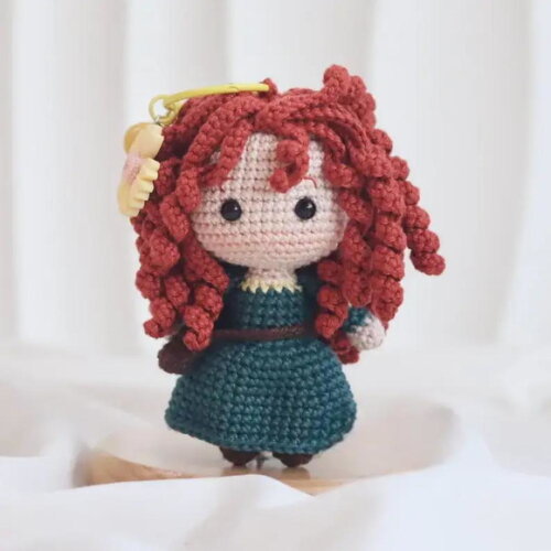 Receita Merida Amigurumi
