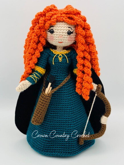 Receita Merida Amigurumi