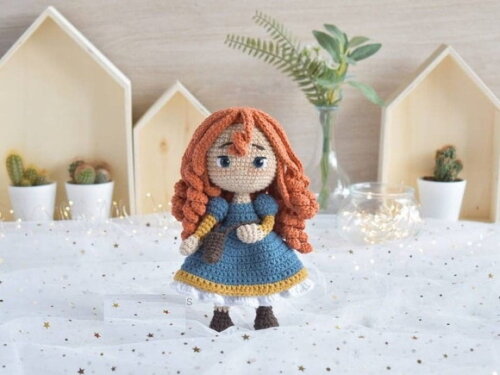 Receita Merida Amigurumi