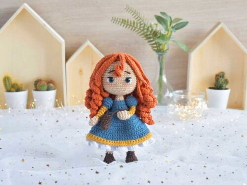 Receita Merida Amigurumi