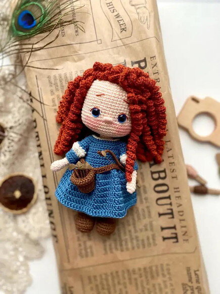 Receita Merida Amigurumi