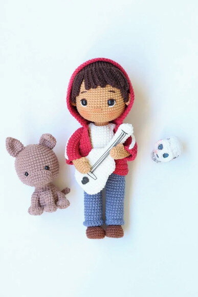 Receita Miguel Coco Amigurumi