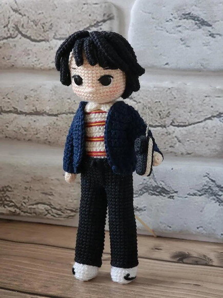 Receita Mike Stranger Things Amigurumi (2)
