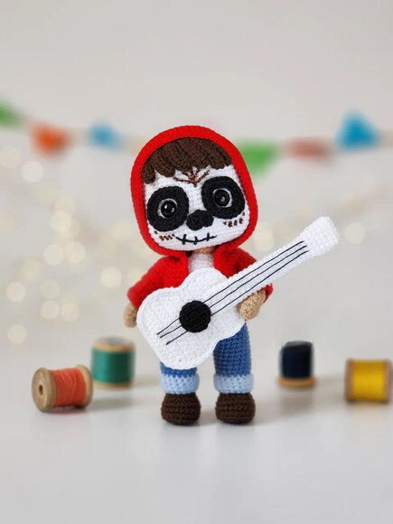Receita Miguel Coco Amigurumi