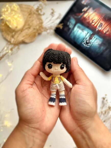Receita Mike Stranger Things Amigurumi