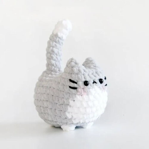 Receita Mini Gato Amigurumi