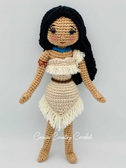 Receita Moana Amigurumi