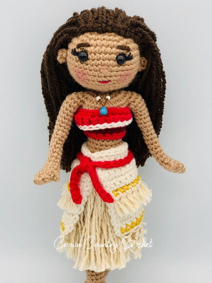 Receita Moana Amigurumi