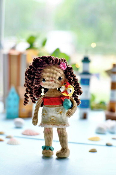 Receita Moana Amigurumi