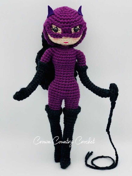 Receita Mulher Gato Amigurumi