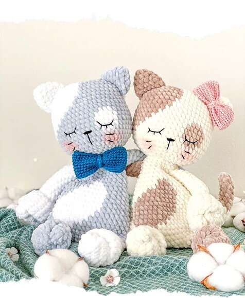 Receita Naninha Gato Amigurumi