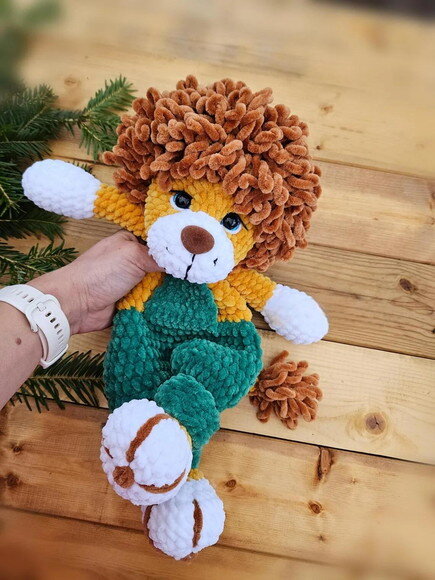Receita Naninha Leão Amigurumi