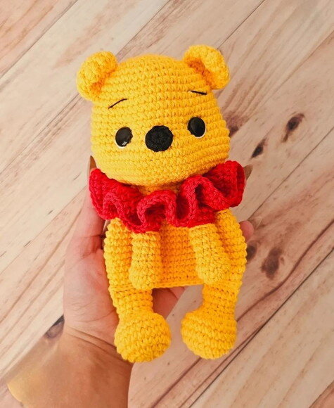 Receita Naninha Pooh Amigurumi