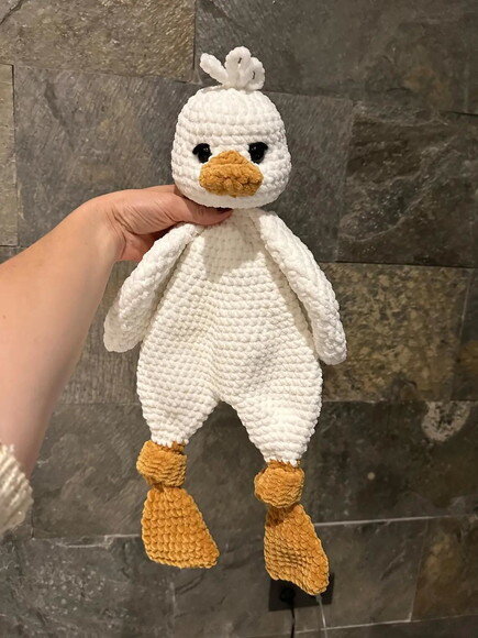 Receita Naninha Pato Amigurumi