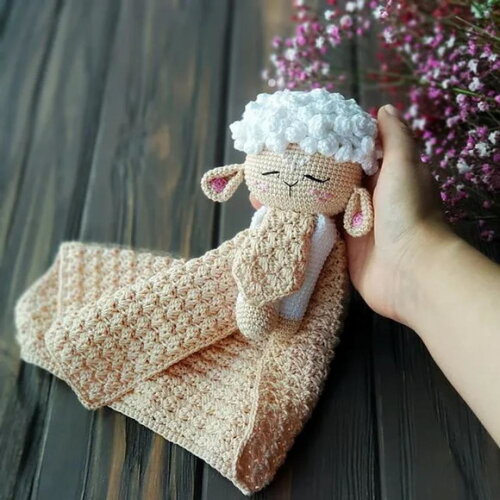 Receita Naninha Ovelha Amigurumi