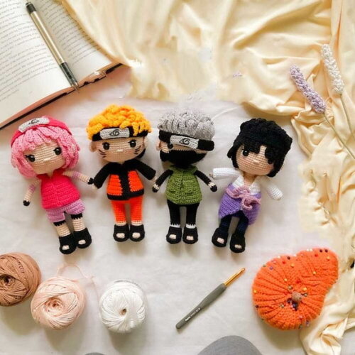 Receita Naruto Amigurumi