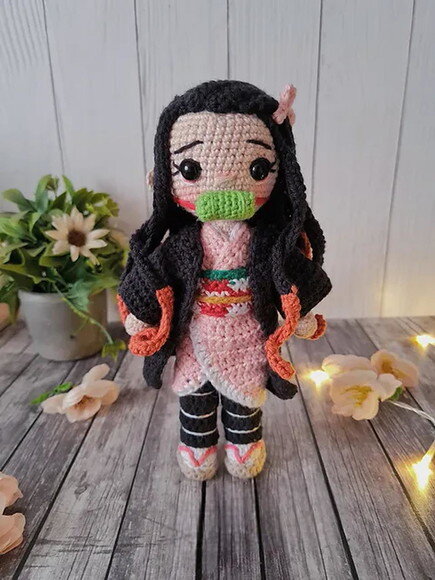 Receita Nezuko Amigurumi