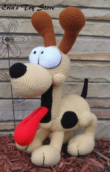 Receita Odie Amigurumi