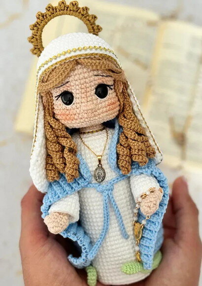 Receita Nossa Senhora Amigurumi