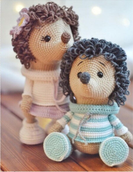 Receita Ouriço Amigurumi