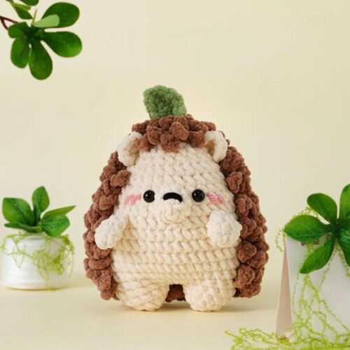 Receita Ouriço Amigurumi